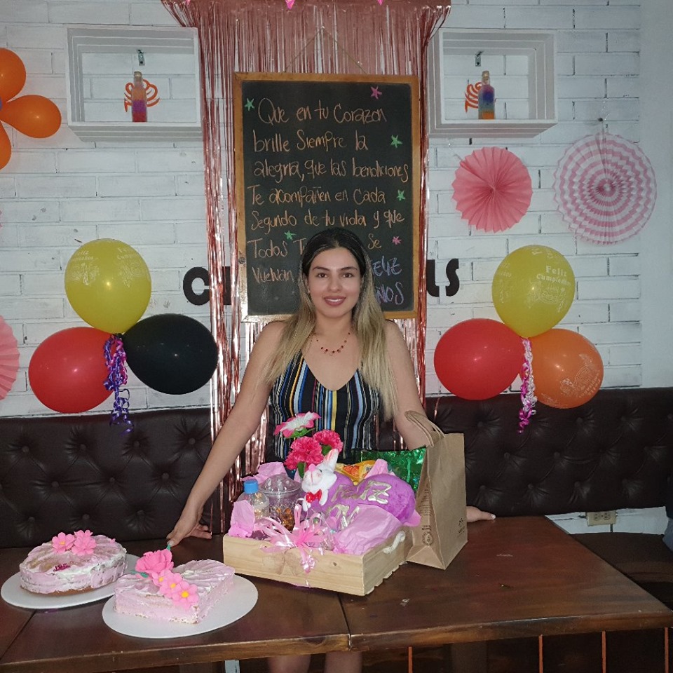 Yenifer Polania, la cumpleañera.